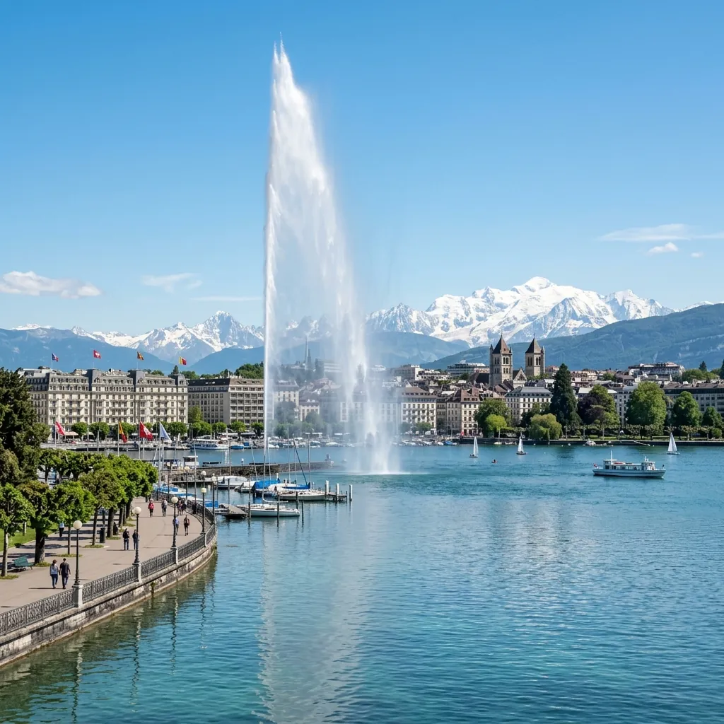 Transfert VTC Nice Genève — Chauffeur Privé Suisse
