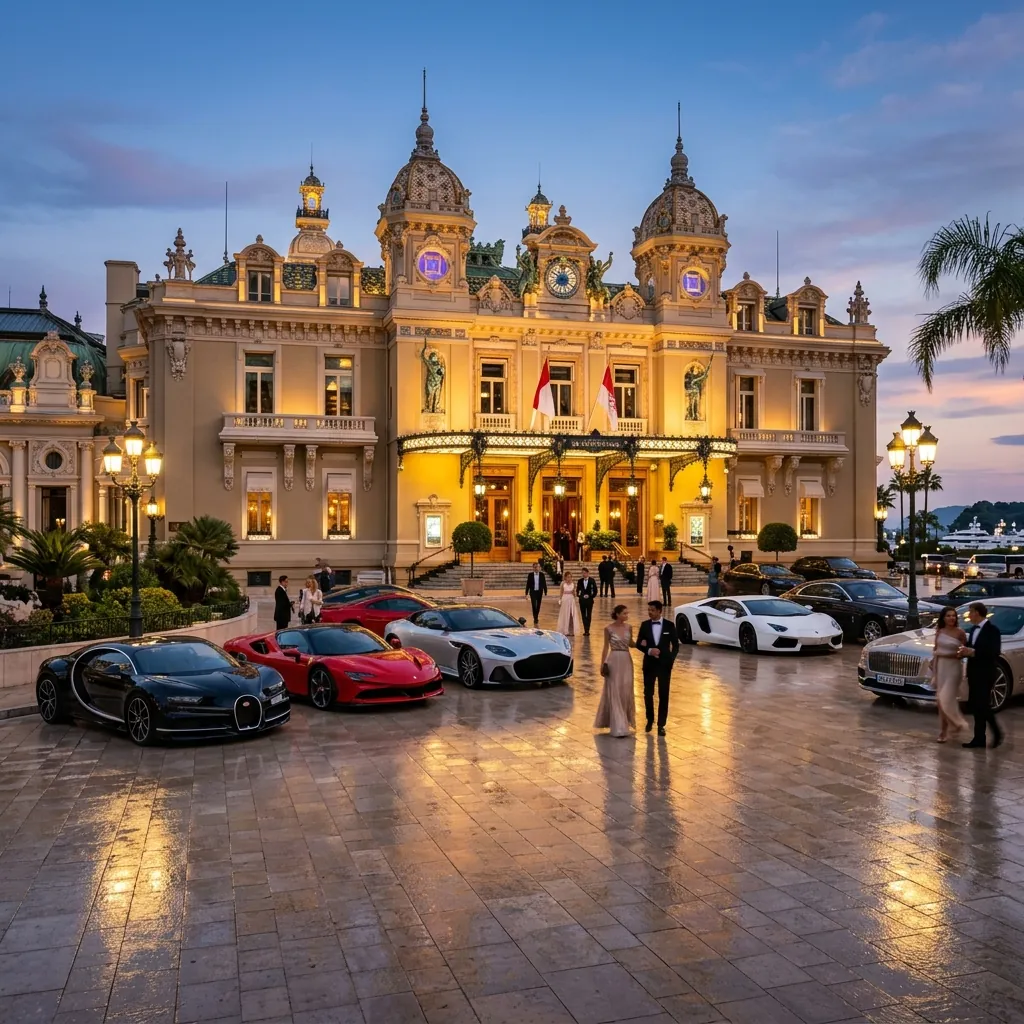 Monaco — Palais princier et Monte-Carlo