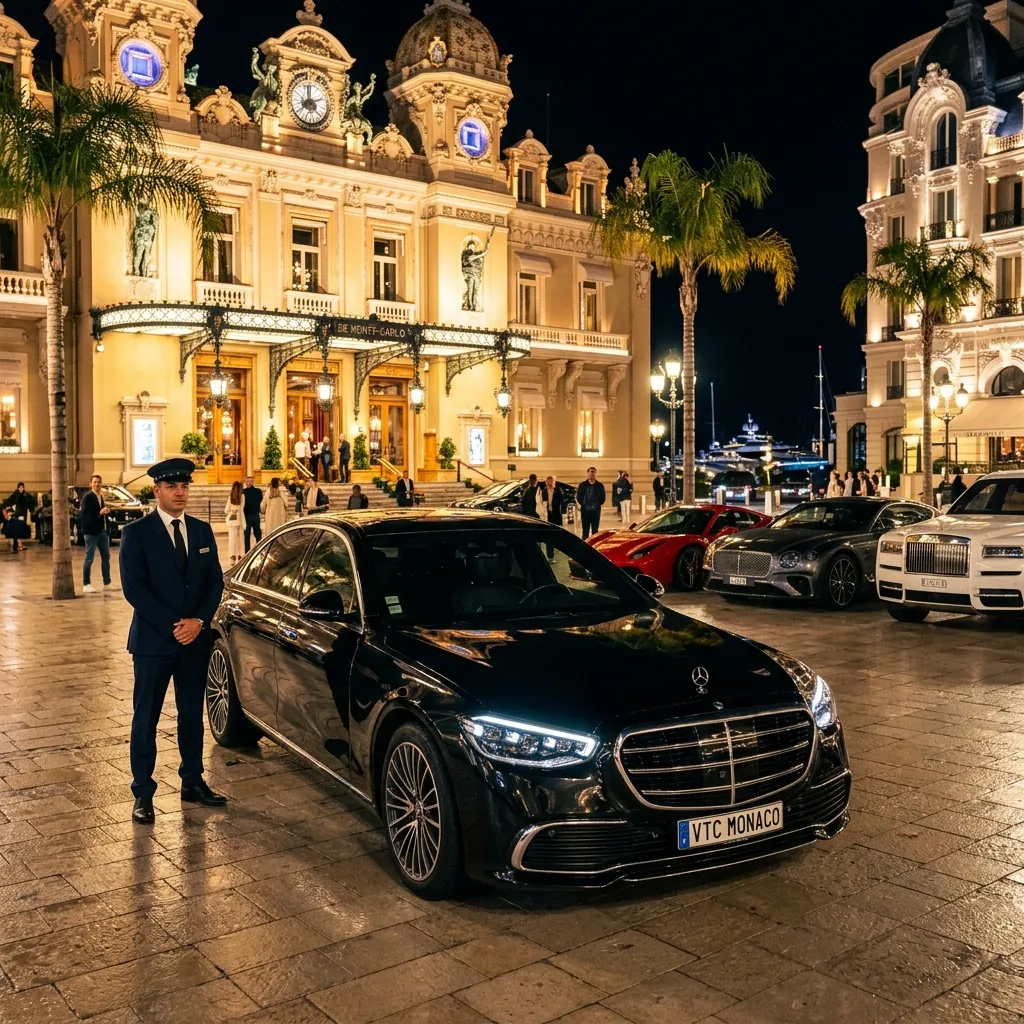 Service de chauffeur privé VTC HB Drivers au Port Hercule pendant le Monaco Yacht Show